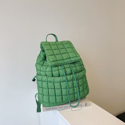 Candy Color Quilted Puffy Backpack - BagLova™