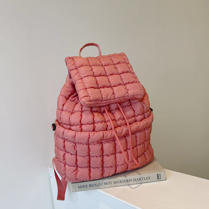 Candy Color Quilted Puffy Backpack - BagLova™