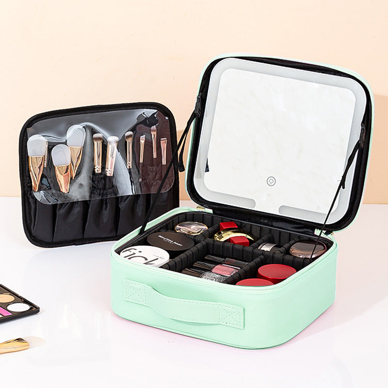 LED Travel Makeup Case