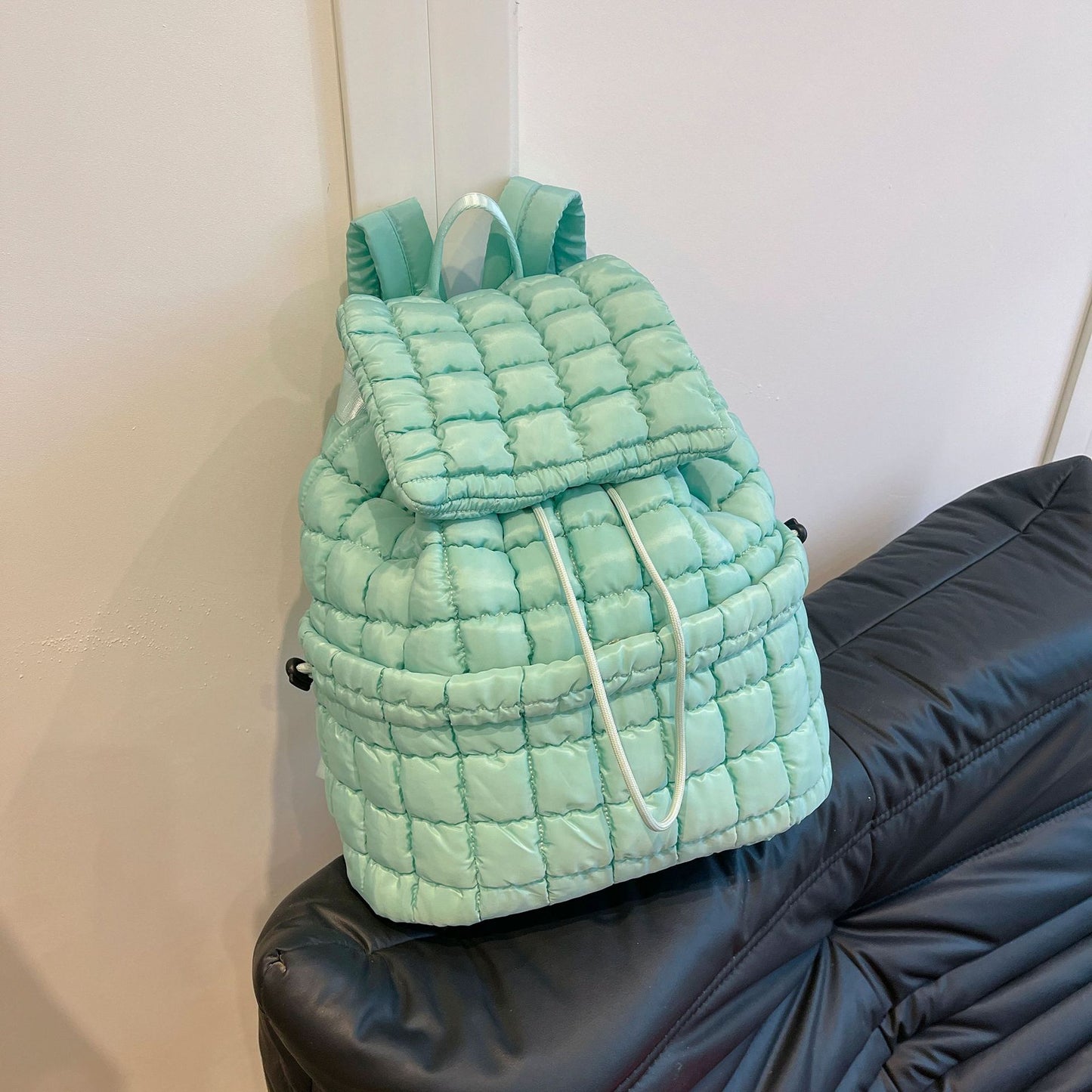 Candy Color Quilted Puffy Backpack - BagLova™