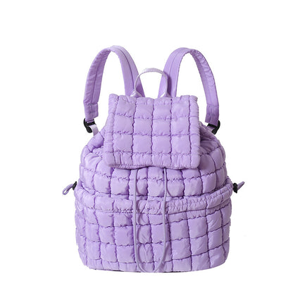 Candy Color Quilted Puffy Backpack - BagLova™