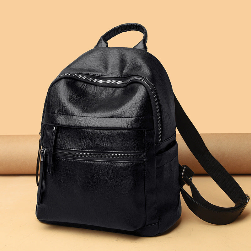 Soft Leather Casual Large Capacity Backpack - BagLova™