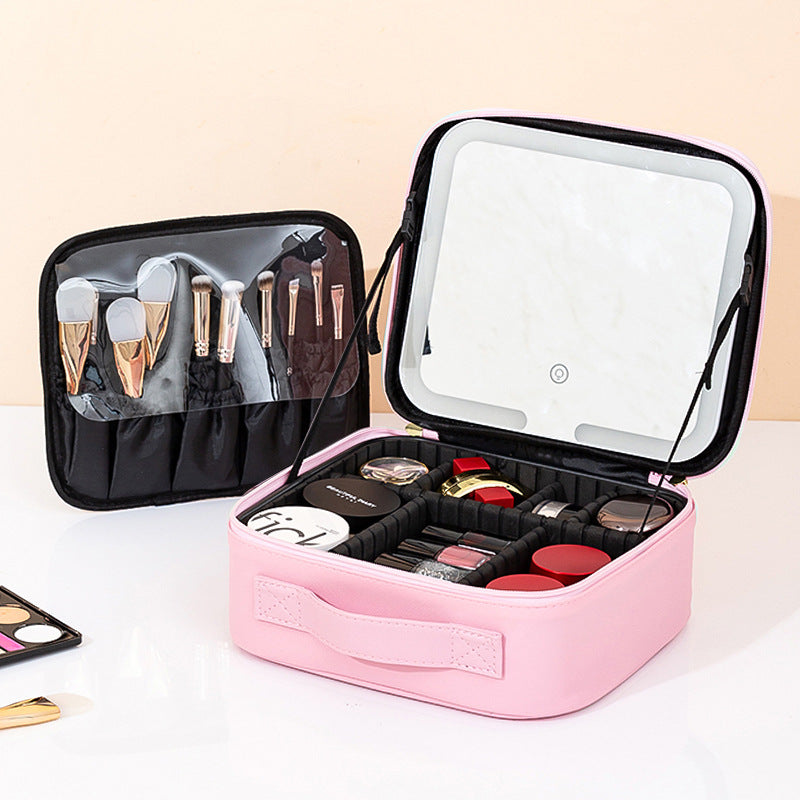 LED Travel Makeup Case