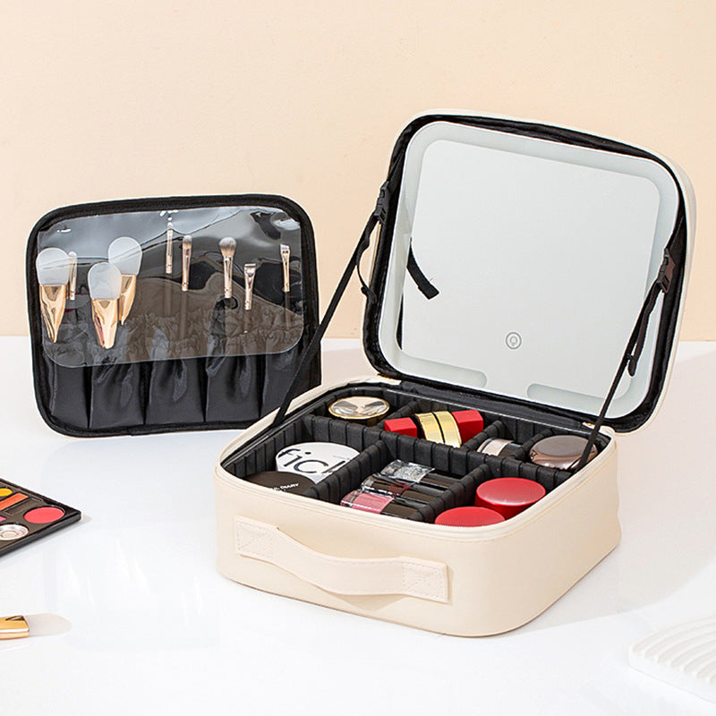 LED Travel Makeup Case