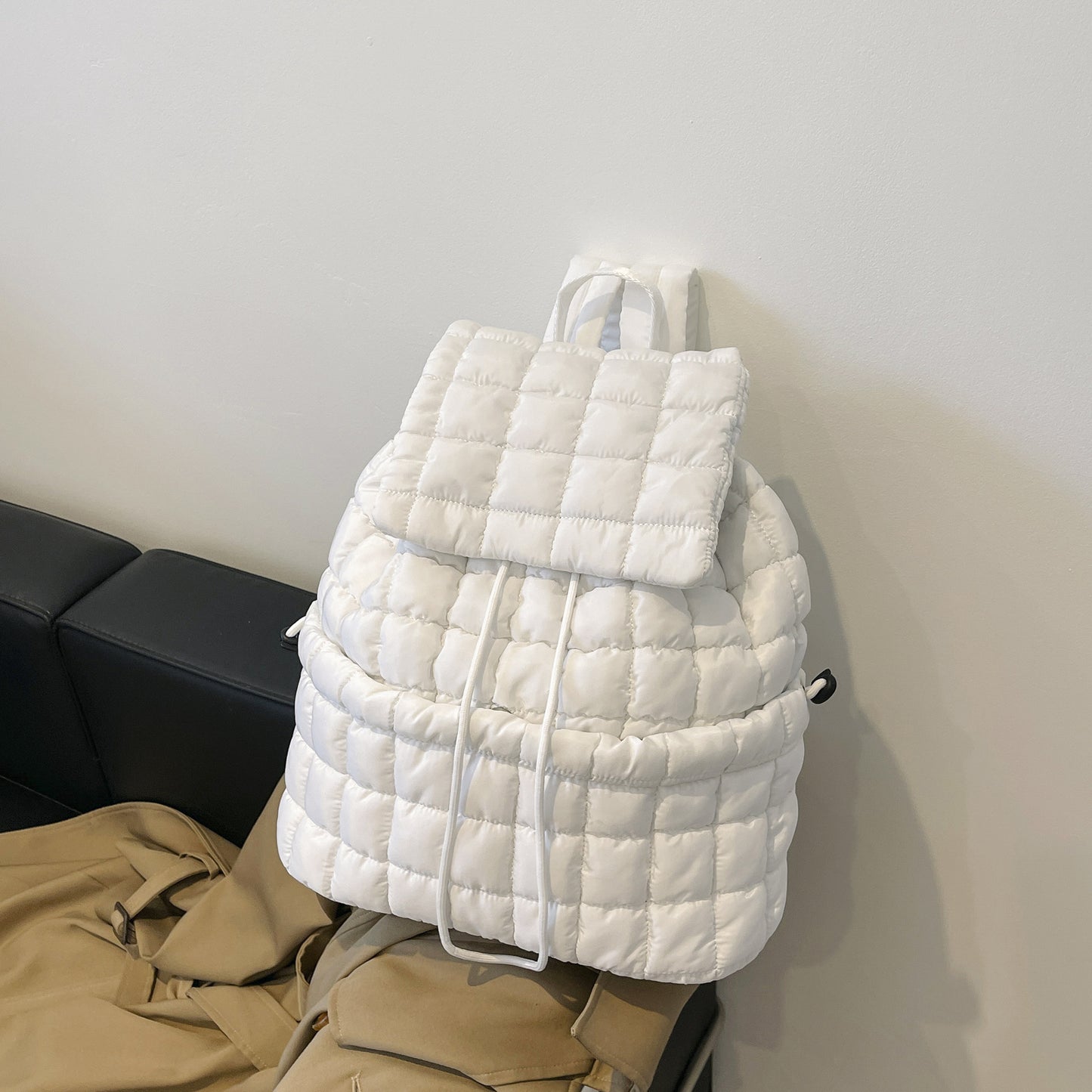 Candy Color Quilted Puffy Backpack - BagLova™