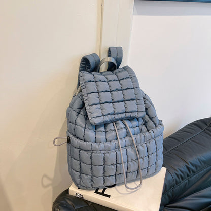 Candy Color Quilted Puffy Backpack - BagLova™