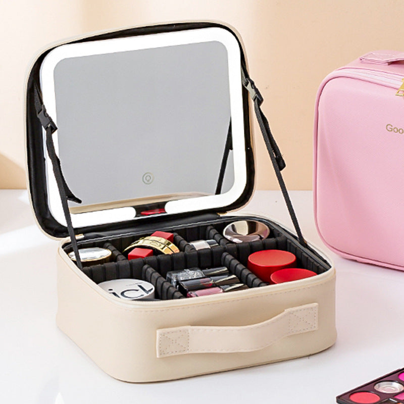 LED Travel Makeup Case