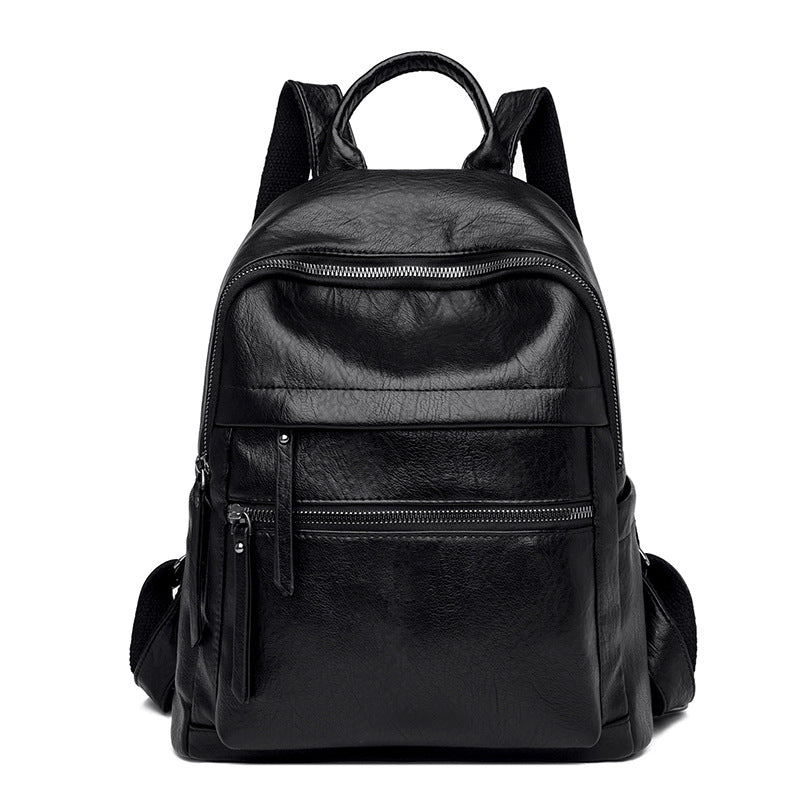 Soft Leather Casual Large Capacity Backpack - BagLova™