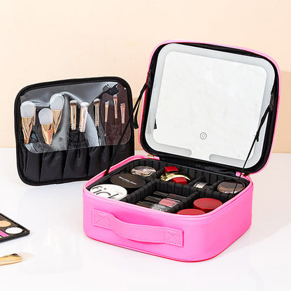 LED Travel Makeup Case
