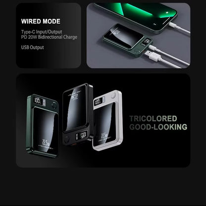 10.000 mAh Magnetic Wireless Powerbank – Super Fast Charging